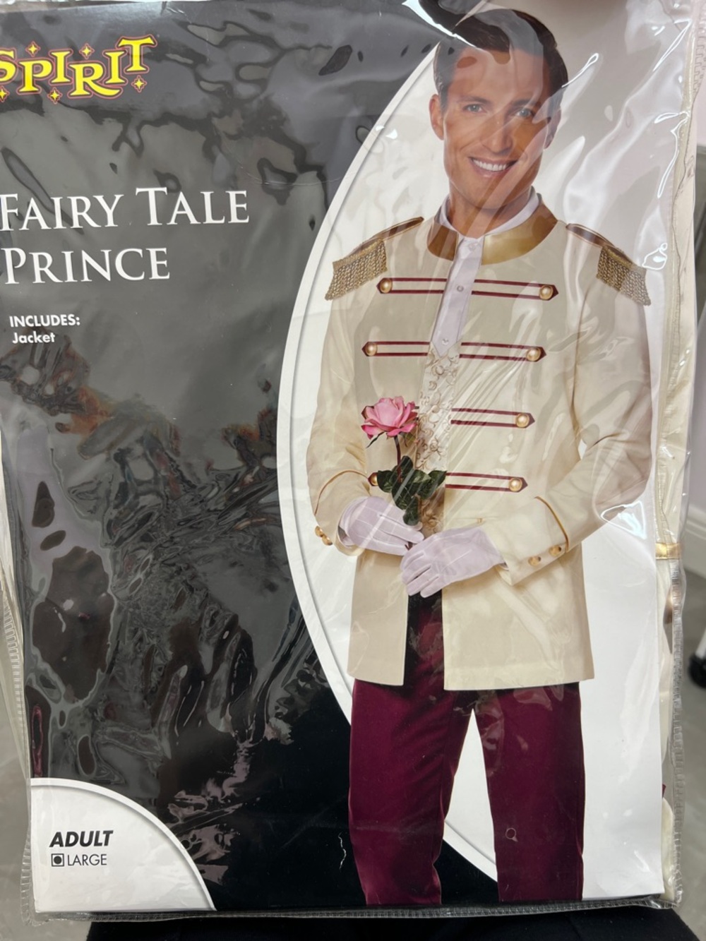 Men Costume Fairy Tale Prince Jacket